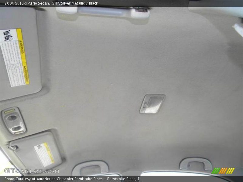 Silky Silver Metallic / Black 2006 Suzuki Aerio Sedan