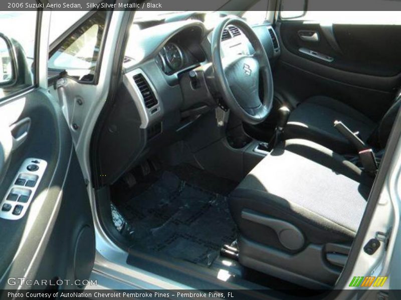 Silky Silver Metallic / Black 2006 Suzuki Aerio Sedan