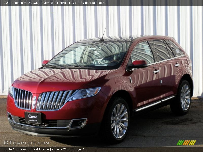 Ruby Red Tinted Tri-Coat / Charcoal Black 2013 Lincoln MKX AWD