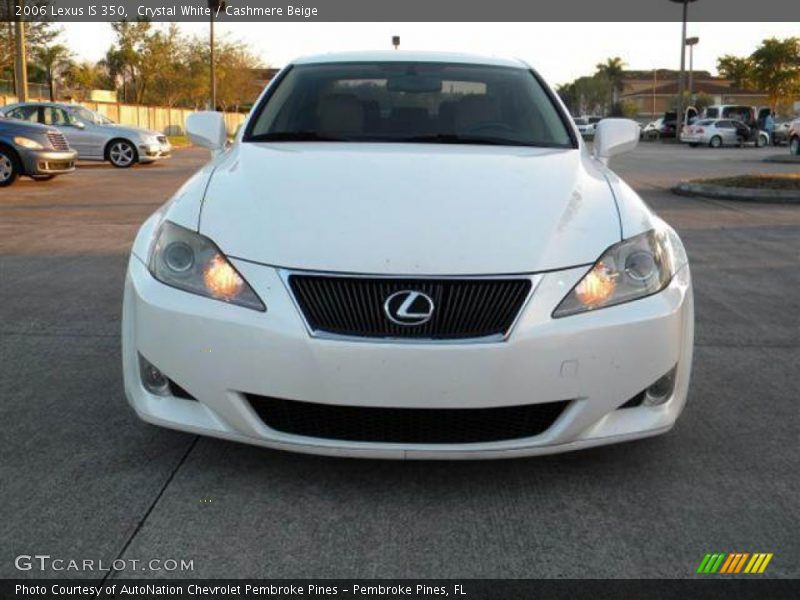 Crystal White / Cashmere Beige 2006 Lexus IS 350