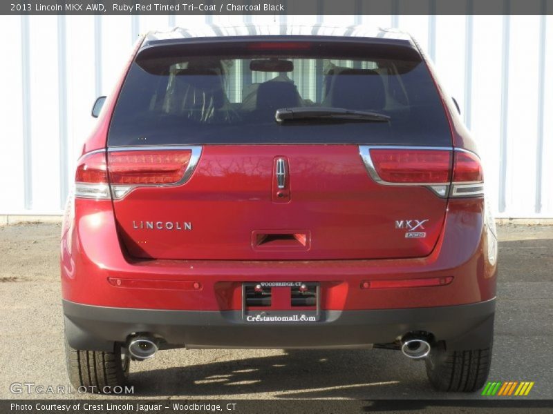 Ruby Red Tinted Tri-Coat / Charcoal Black 2013 Lincoln MKX AWD