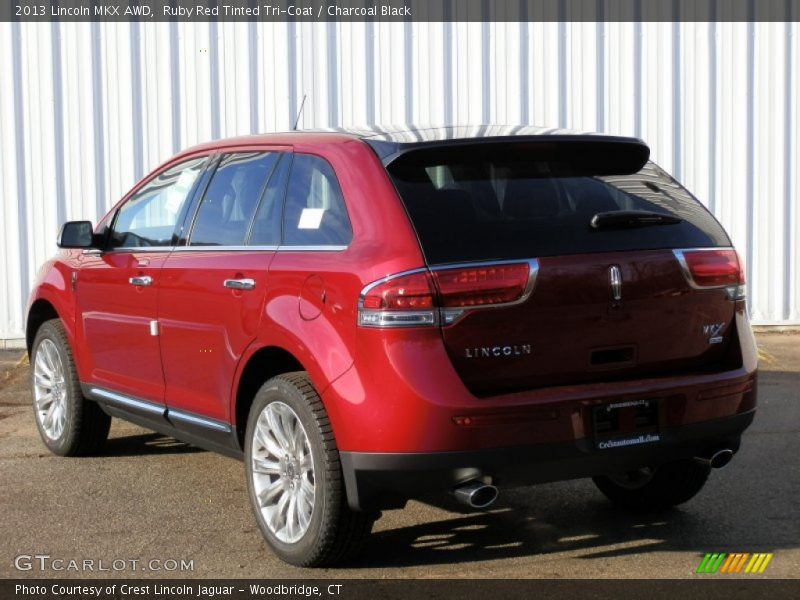 Ruby Red Tinted Tri-Coat / Charcoal Black 2013 Lincoln MKX AWD