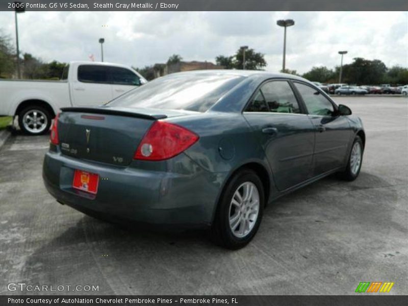 Stealth Gray Metallic / Ebony 2006 Pontiac G6 V6 Sedan