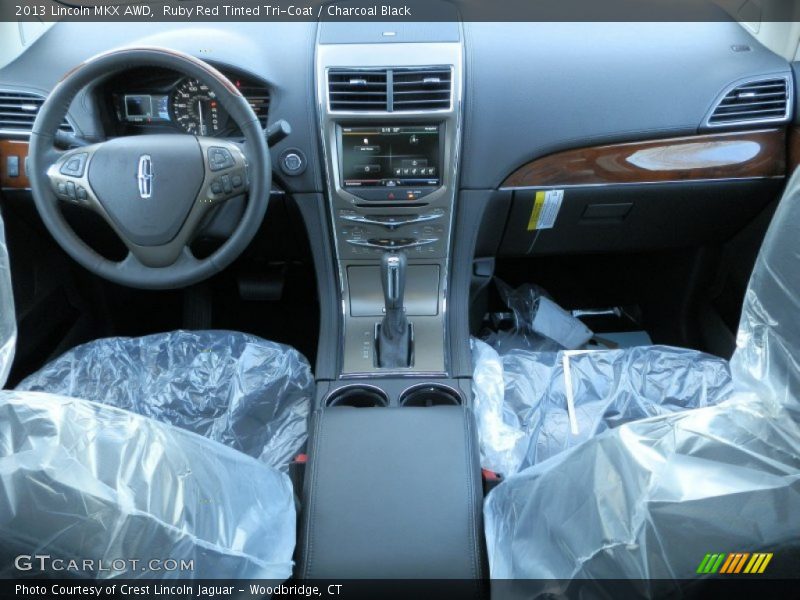 Ruby Red Tinted Tri-Coat / Charcoal Black 2013 Lincoln MKX AWD