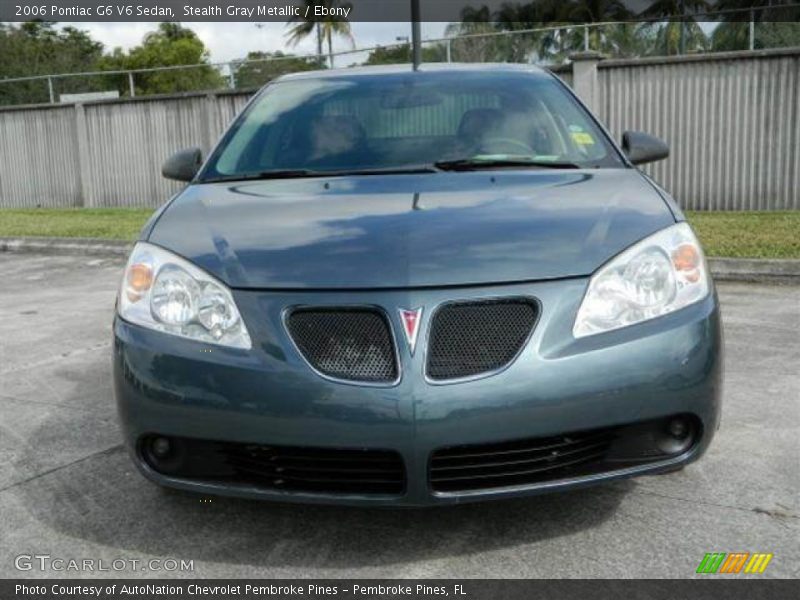 Stealth Gray Metallic / Ebony 2006 Pontiac G6 V6 Sedan