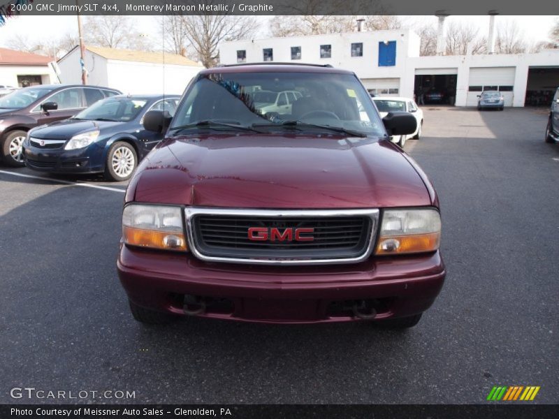 Monterey Maroon Metallic / Graphite 2000 GMC Jimmy SLT 4x4