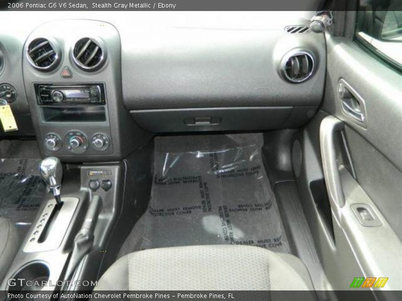 Stealth Gray Metallic / Ebony 2006 Pontiac G6 V6 Sedan