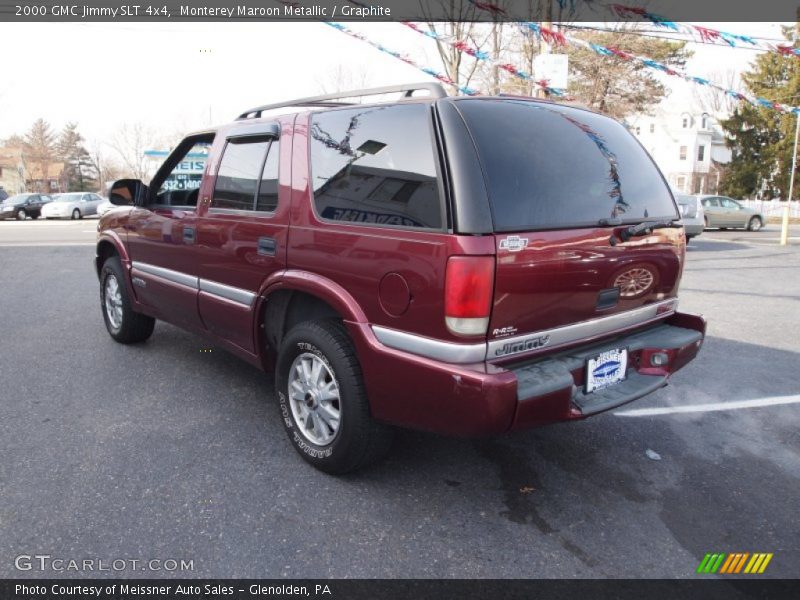 Monterey Maroon Metallic / Graphite 2000 GMC Jimmy SLT 4x4