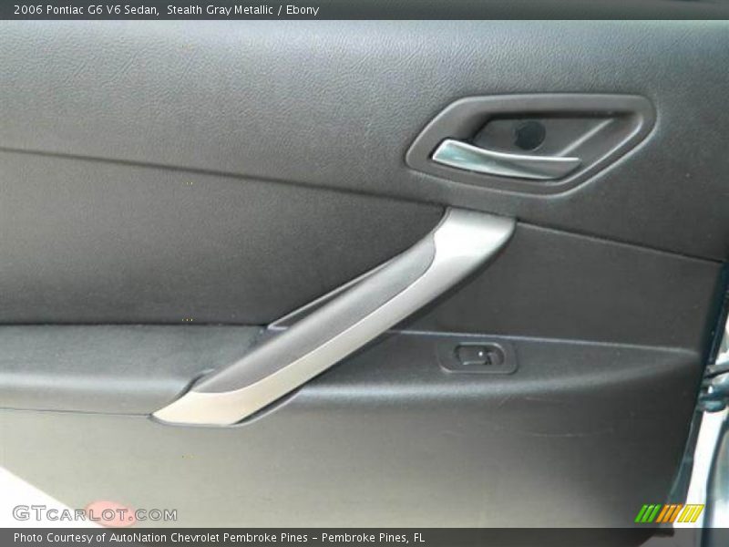 Stealth Gray Metallic / Ebony 2006 Pontiac G6 V6 Sedan