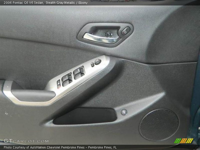 Stealth Gray Metallic / Ebony 2006 Pontiac G6 V6 Sedan