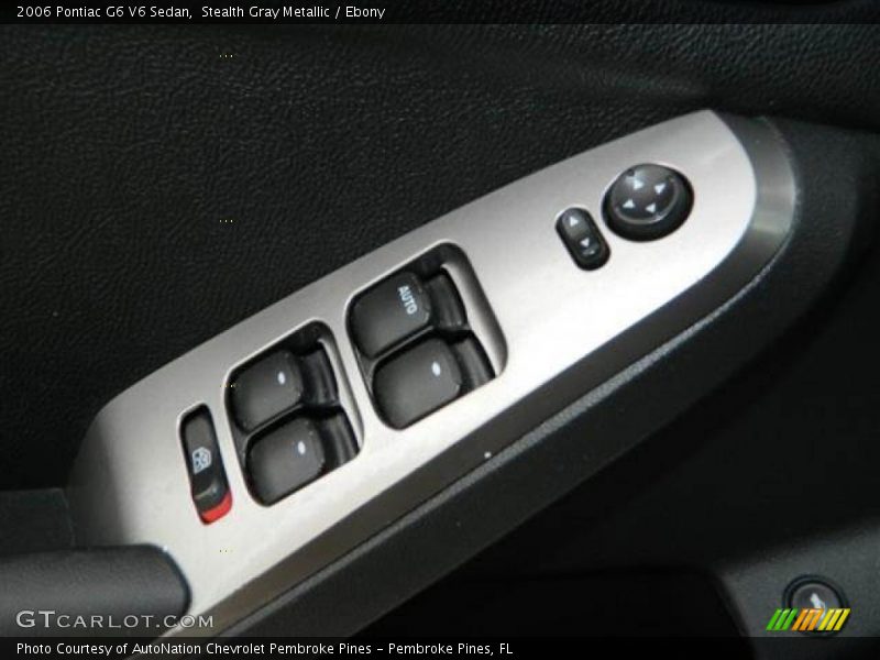 Stealth Gray Metallic / Ebony 2006 Pontiac G6 V6 Sedan