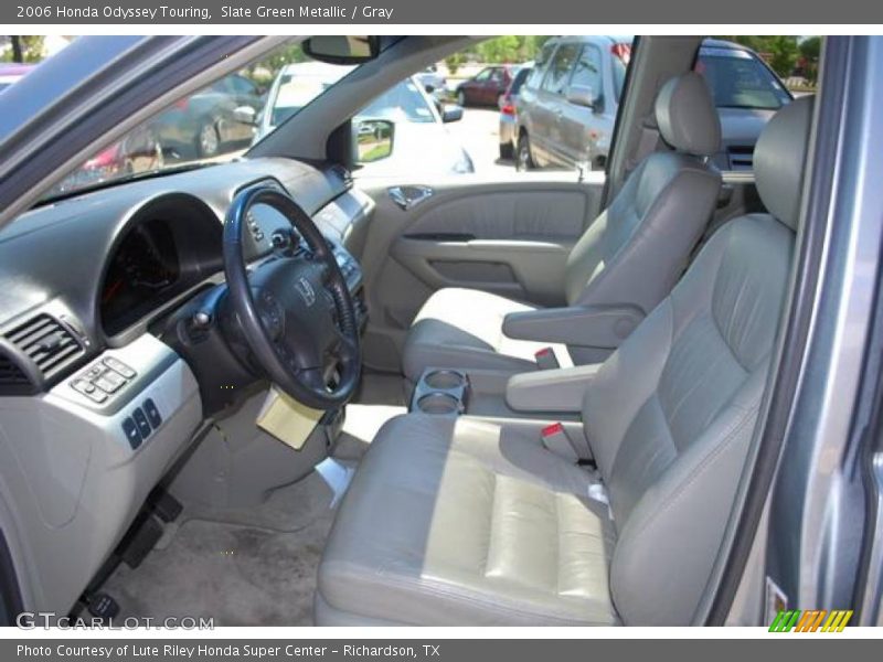Slate Green Metallic / Gray 2006 Honda Odyssey Touring