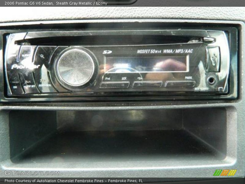 Stealth Gray Metallic / Ebony 2006 Pontiac G6 V6 Sedan