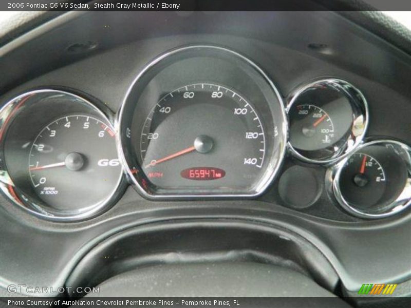  2006 G6 V6 Sedan V6 Sedan Gauges