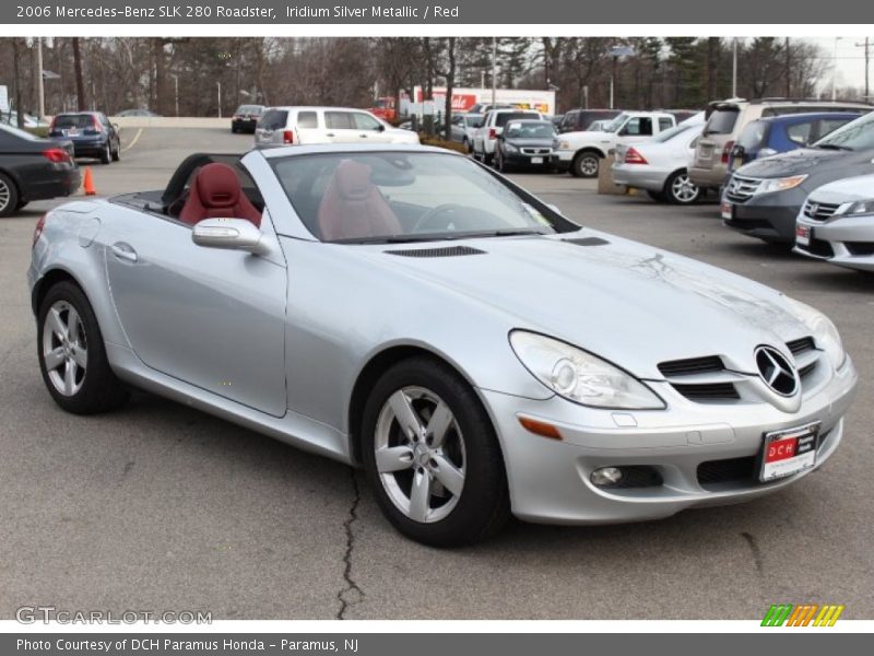 Iridium Silver Metallic / Red 2006 Mercedes-Benz SLK 280 Roadster