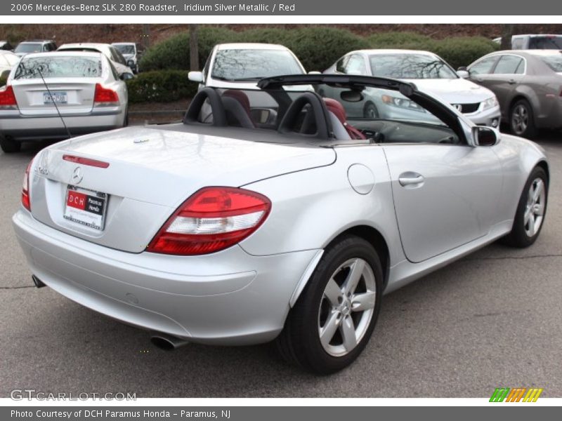 Iridium Silver Metallic / Red 2006 Mercedes-Benz SLK 280 Roadster