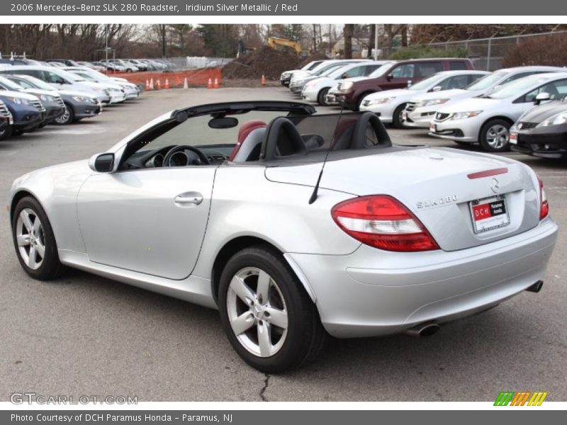 Iridium Silver Metallic / Red 2006 Mercedes-Benz SLK 280 Roadster