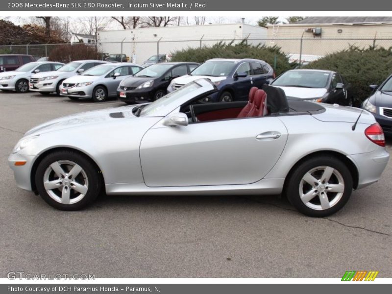 Iridium Silver Metallic / Red 2006 Mercedes-Benz SLK 280 Roadster