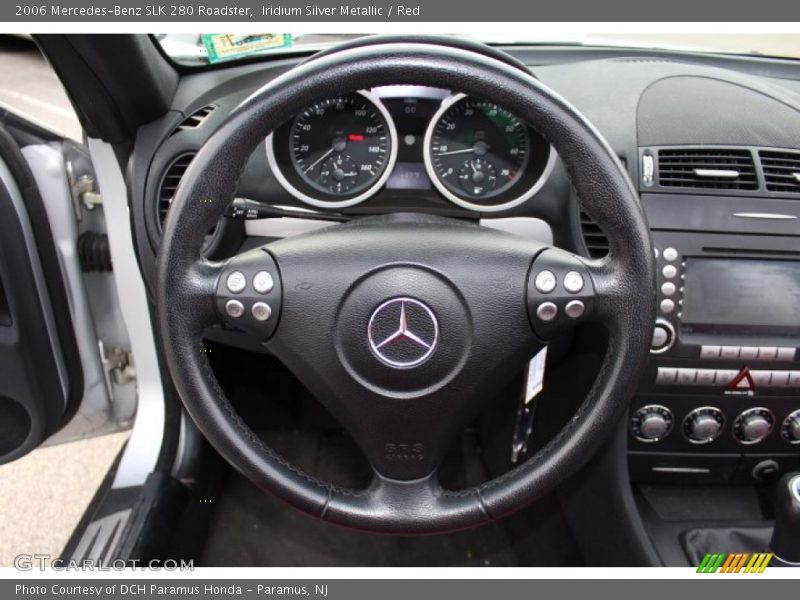 Iridium Silver Metallic / Red 2006 Mercedes-Benz SLK 280 Roadster