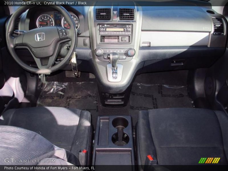 Crystal Black Pearl / Black 2010 Honda CR-V LX