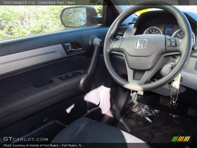 Crystal Black Pearl / Black 2010 Honda CR-V LX