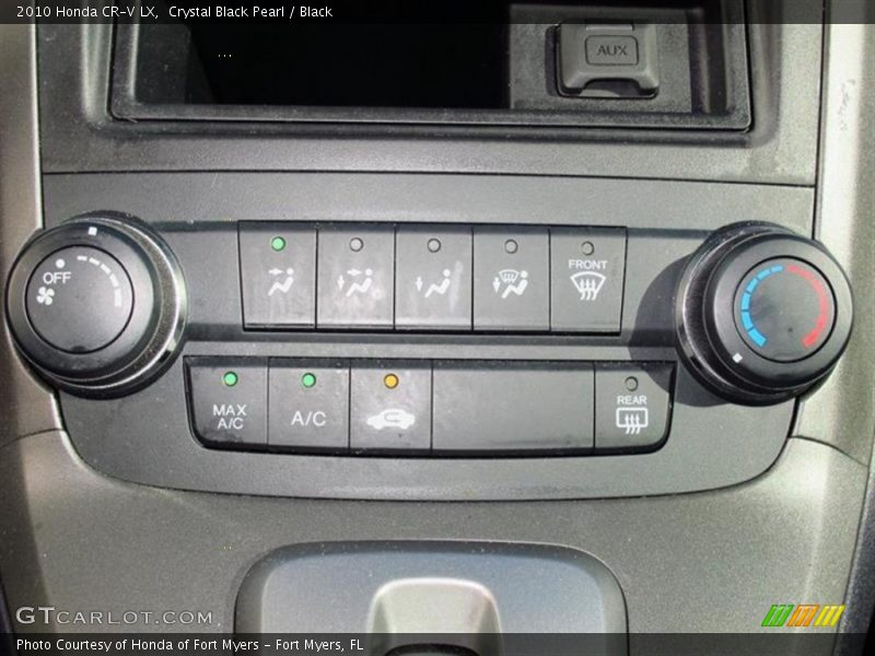 Crystal Black Pearl / Black 2010 Honda CR-V LX