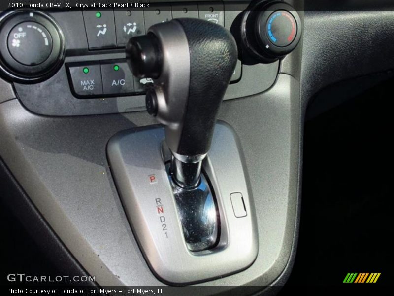 Crystal Black Pearl / Black 2010 Honda CR-V LX