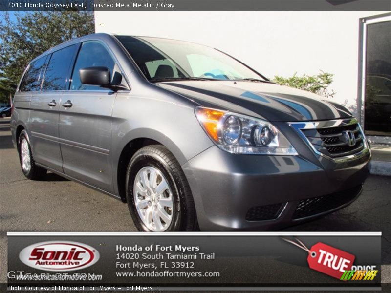 Polished Metal Metallic / Gray 2010 Honda Odyssey EX-L