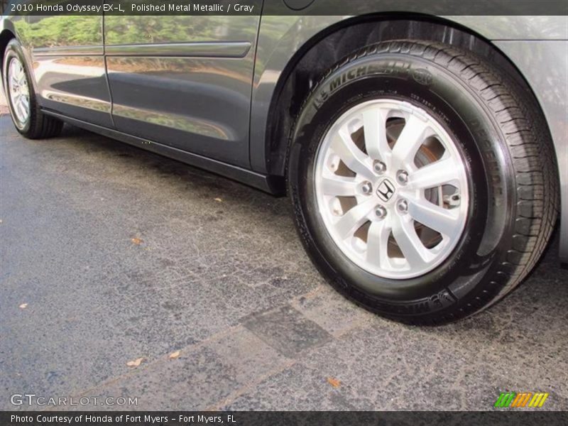 Polished Metal Metallic / Gray 2010 Honda Odyssey EX-L