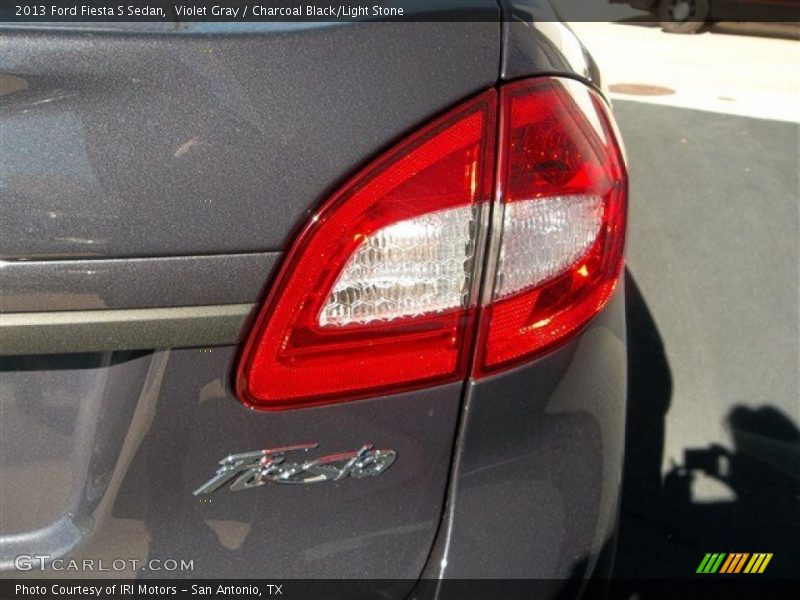 Violet Gray / Charcoal Black/Light Stone 2013 Ford Fiesta S Sedan