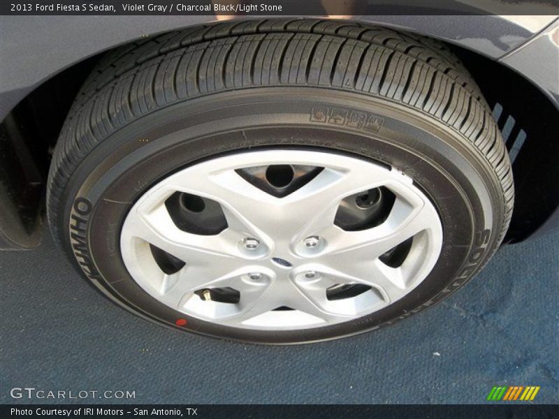 Violet Gray / Charcoal Black/Light Stone 2013 Ford Fiesta S Sedan