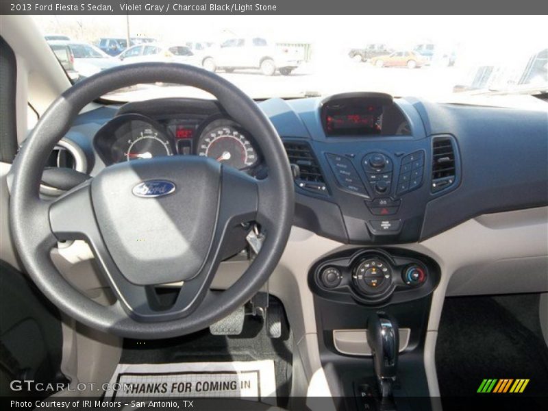 Violet Gray / Charcoal Black/Light Stone 2013 Ford Fiesta S Sedan