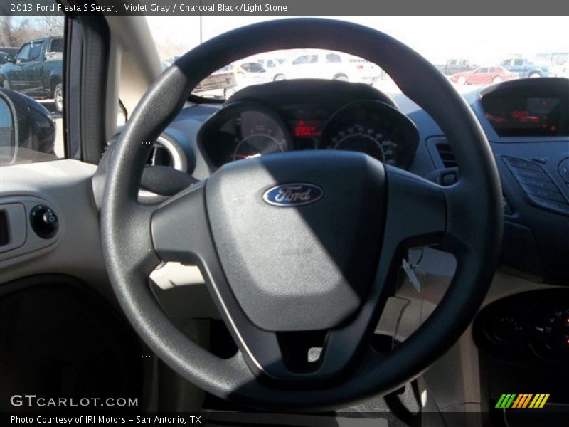 Violet Gray / Charcoal Black/Light Stone 2013 Ford Fiesta S Sedan