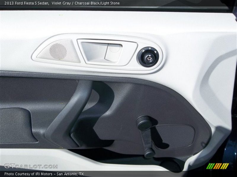 Violet Gray / Charcoal Black/Light Stone 2013 Ford Fiesta S Sedan