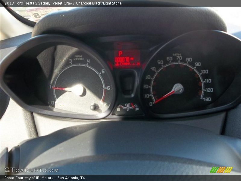 Violet Gray / Charcoal Black/Light Stone 2013 Ford Fiesta S Sedan