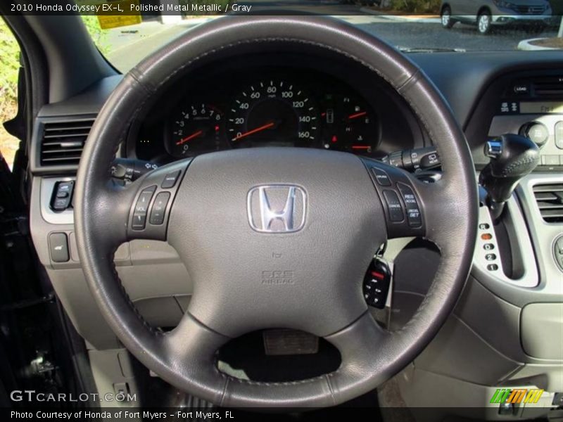 Polished Metal Metallic / Gray 2010 Honda Odyssey EX-L