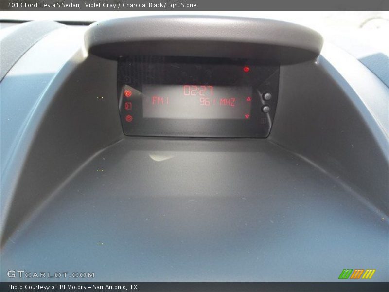 Violet Gray / Charcoal Black/Light Stone 2013 Ford Fiesta S Sedan