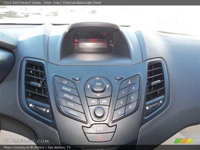 Violet Gray / Charcoal Black/Light Stone 2013 Ford Fiesta S Sedan