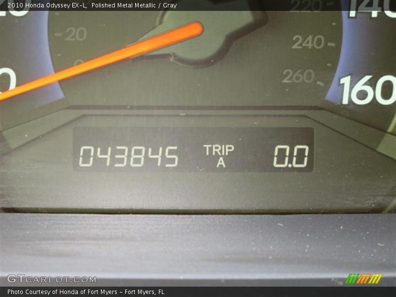 Polished Metal Metallic / Gray 2010 Honda Odyssey EX-L