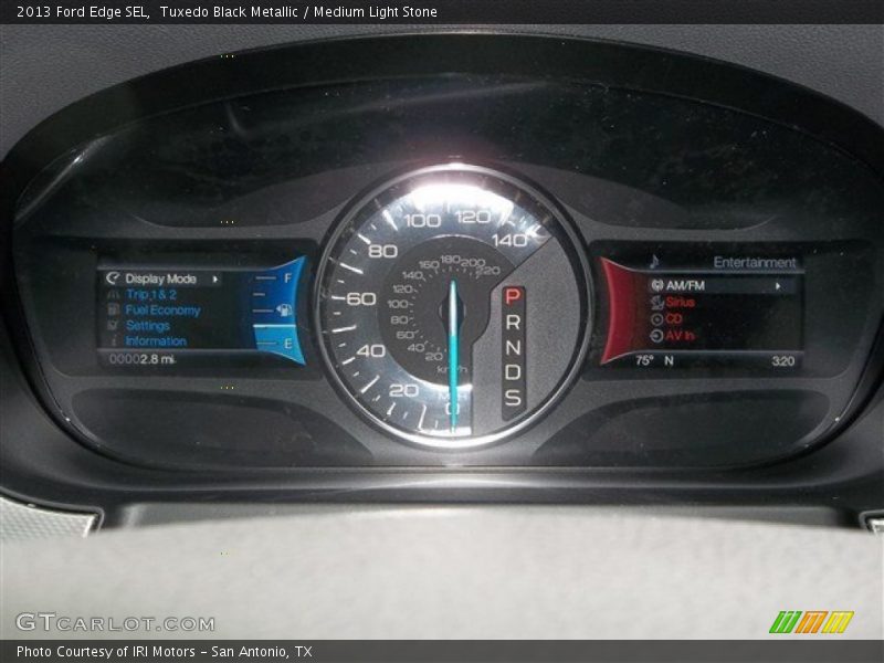 Tuxedo Black Metallic / Medium Light Stone 2013 Ford Edge SEL