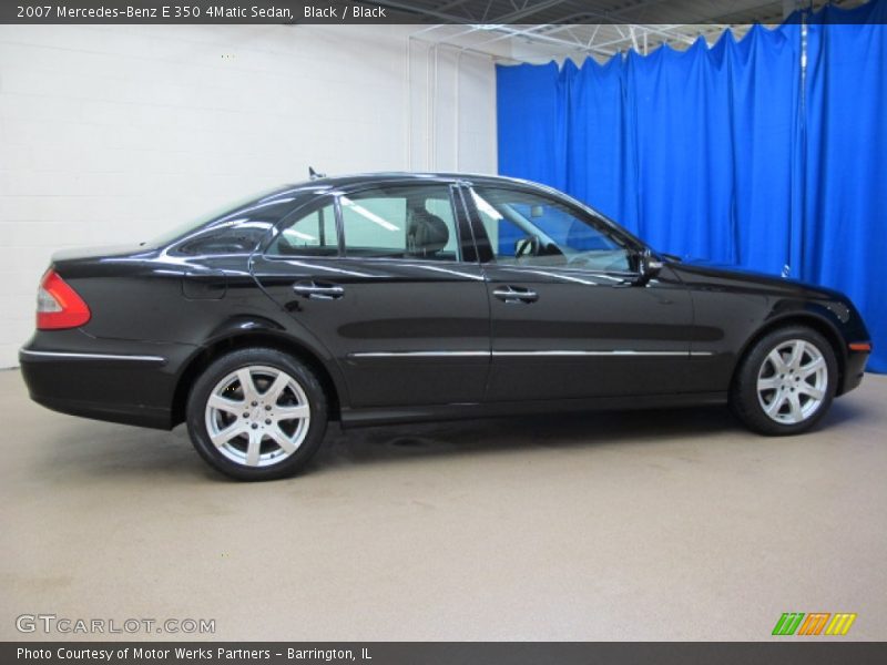 Black / Black 2007 Mercedes-Benz E 350 4Matic Sedan