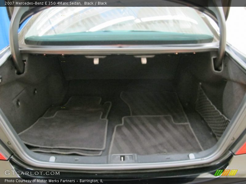 Black / Black 2007 Mercedes-Benz E 350 4Matic Sedan