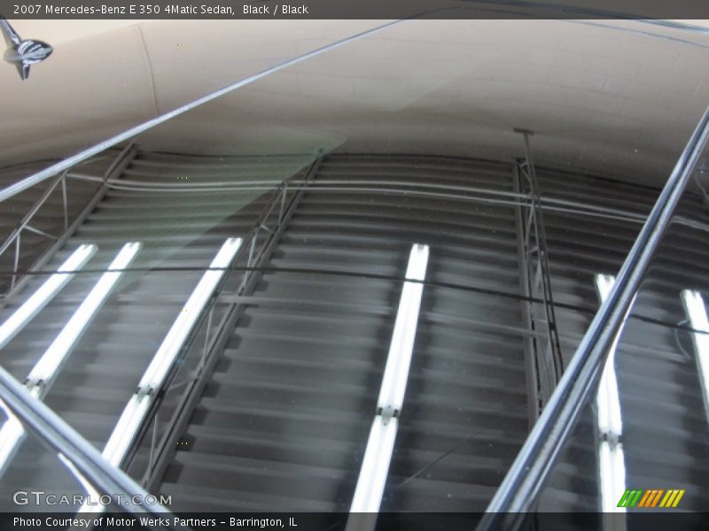 Black / Black 2007 Mercedes-Benz E 350 4Matic Sedan