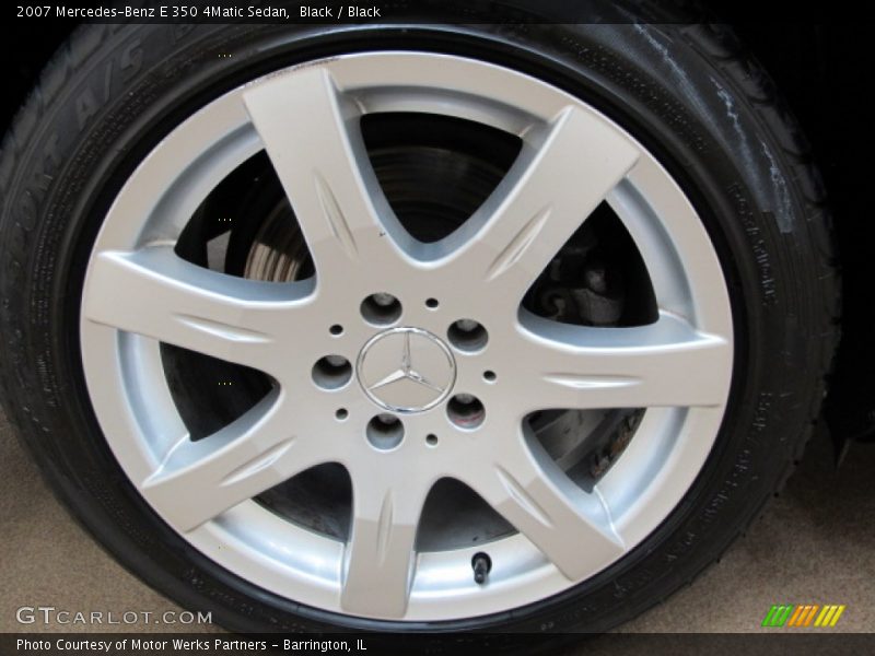 Black / Black 2007 Mercedes-Benz E 350 4Matic Sedan