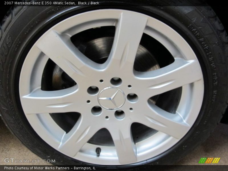 Black / Black 2007 Mercedes-Benz E 350 4Matic Sedan