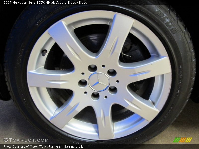 Black / Black 2007 Mercedes-Benz E 350 4Matic Sedan