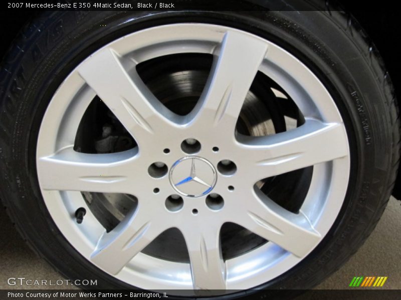 Black / Black 2007 Mercedes-Benz E 350 4Matic Sedan