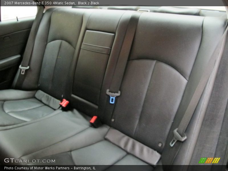 Black / Black 2007 Mercedes-Benz E 350 4Matic Sedan