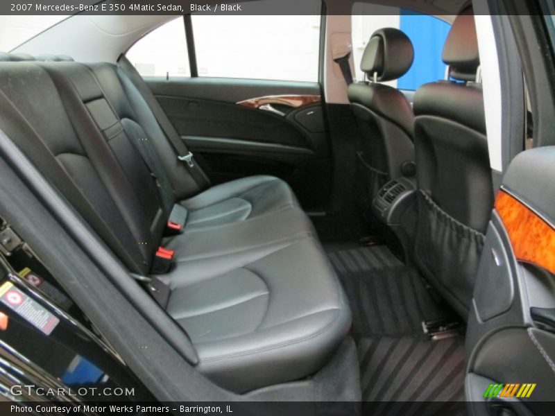 Black / Black 2007 Mercedes-Benz E 350 4Matic Sedan