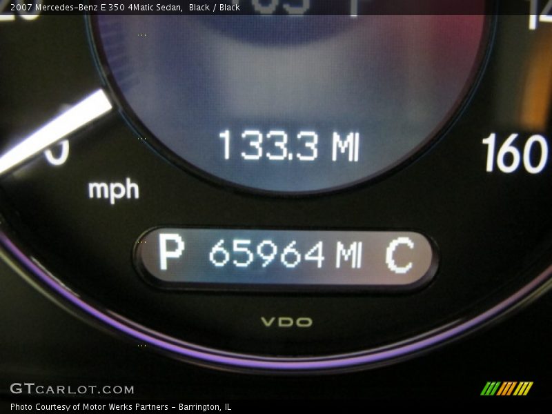 Black / Black 2007 Mercedes-Benz E 350 4Matic Sedan